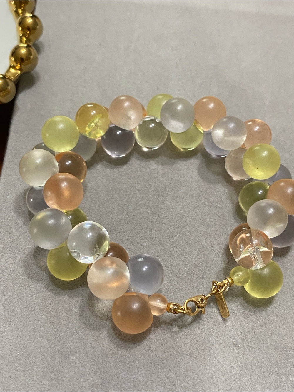 VTG Monet Wisteria Moon Glow Bracelet